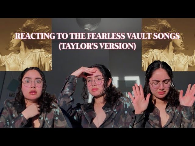 reacting to taylor swift's vault songs and feeling like a 9 year old again