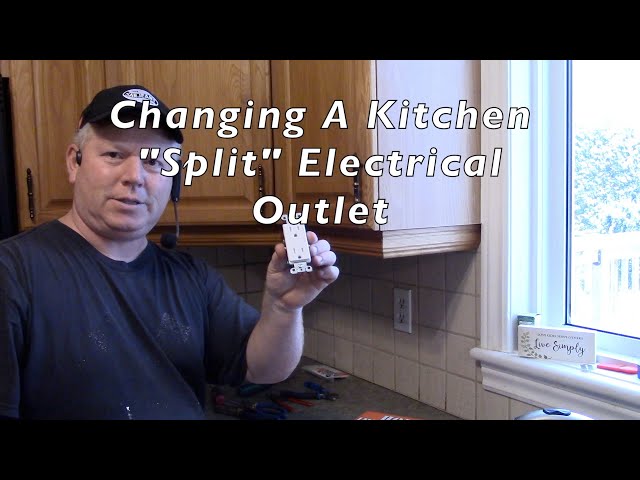 Changing A Kitchen "Split" Outlet