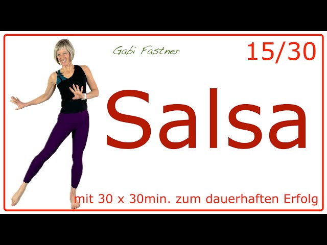 15/30 🍓30 min. Salsa - Cardio - Dance | ca. 3300 Schritte und 250 Kcal verbrennen.
