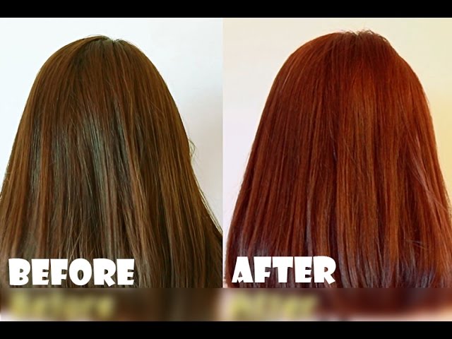 How to Dye Asian or Dark Hair Brown (reddish) 5 - Garnier Olia 5.5 Mahogany Medium brown