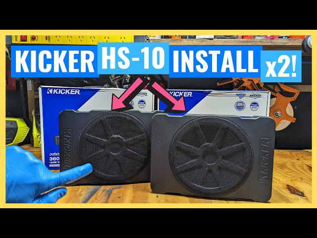 Get the Ultimate Bass Experience with Kicker HS10 Hideaway Underseat Subwoofer: Review and Demo