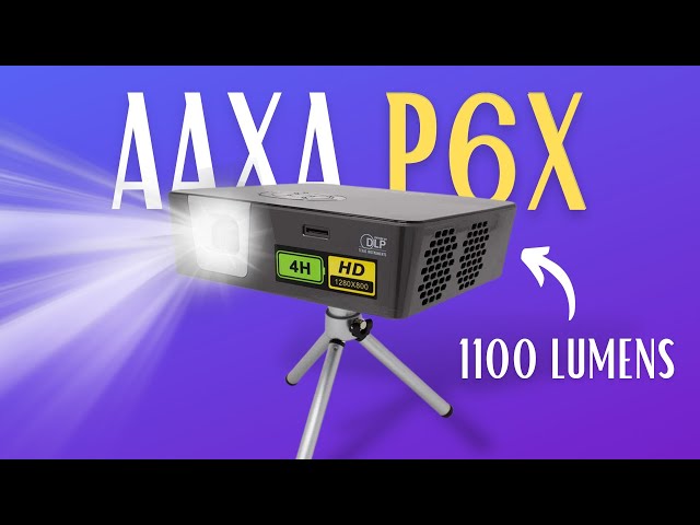 AAXA P6X Pico Projector Unboxing & Review | World's Brightest Battery Powered Projector