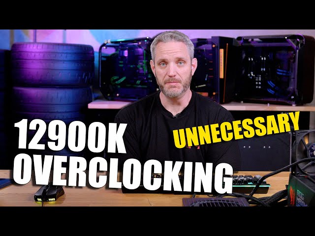 Overclocking the 12900k is pointless and dangerous! Heat and Voltage testing...