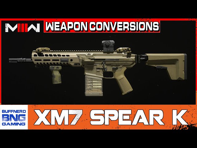 SIG SPEAR Assaulter K - Weapons Conversion - Call Of Duty Modern Warfare III