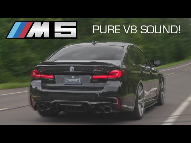 BEST SOUNDING BMW F90 M5!! FULL TITANIUM EXHAUST SYSTEM + DOWNPIPES