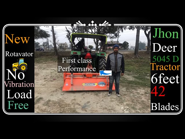 Super shakti rotavator on test rotavator testing video first class performance in field