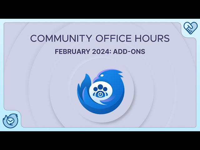 ADD-ONS | Thunderbird Community Office Hours