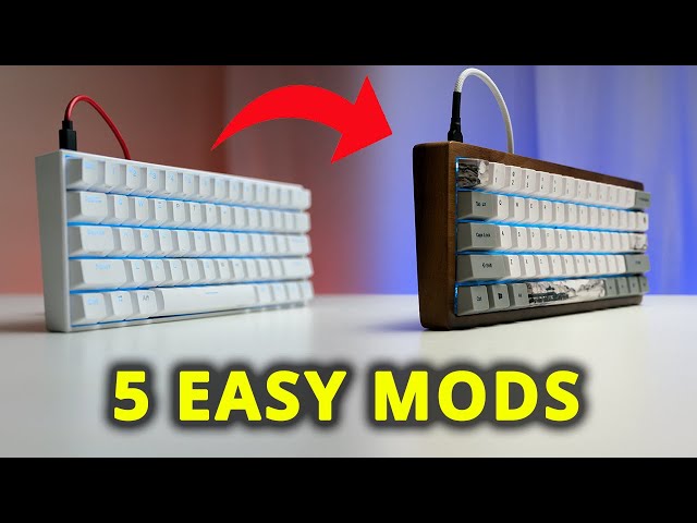 5 Easy Mods for 60% keyboards! [Anne Pro 2 Example]