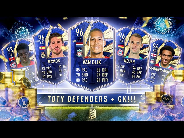 TOTY DEFENDERS ARE HERE! - FIFA 21 Ultimate Team