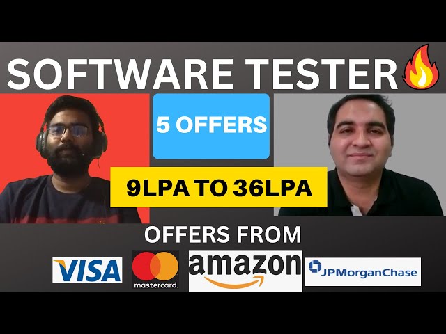 9LPA to 36LPA 🔥5 Offers! A Journey of A Software Tester🔥