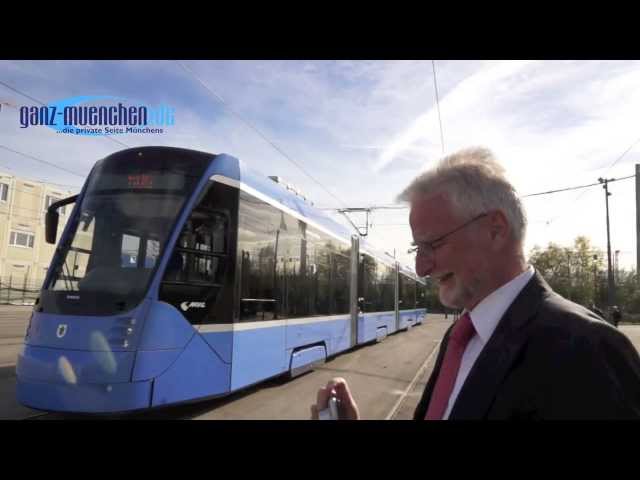 Avenio Tram-Präsentation im Münchner Tram-Betriebshof