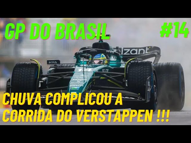 FÓRMULA 1 (AO VIVO) COM IMAGENS - CORRIDA COMPLETA – GP DO BRASIL - F1 MANAGER 23 - PC #14