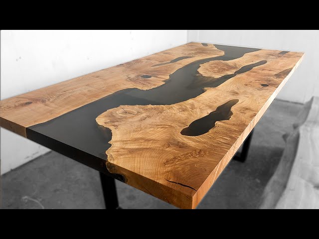 This Is How You Build A Luxury Epoxy River Table