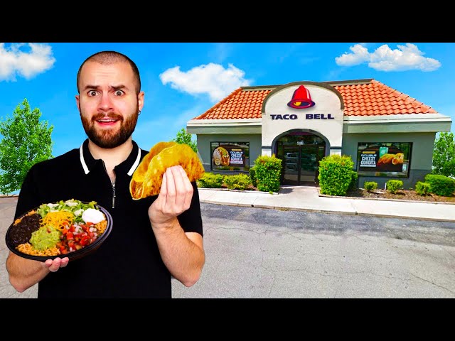 Eating Taco Bell's NEW Cantina Menu for 24 HOURS!