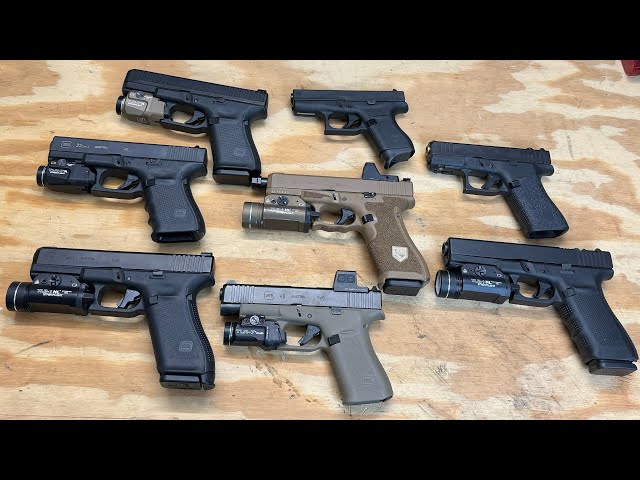 My Glock Collection as of Feb 2024