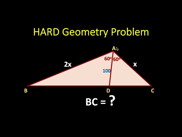 Hard Geometry problem | Contest level