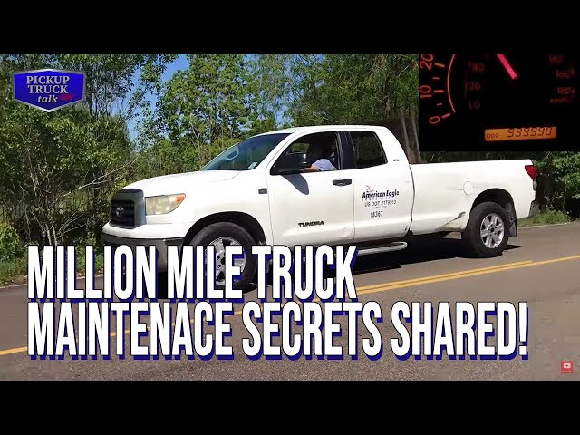 SECRETS Shared! Maintenance Tips on Million Mile Toyota Tundra