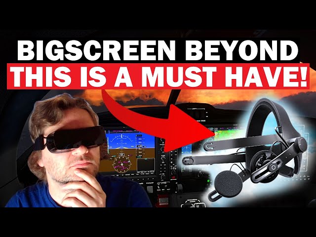The perfect UPGRADE for your BIGSCREEN BEYOND IS HERE! NEW Audio Strap Review | MSFS Sim Update 15