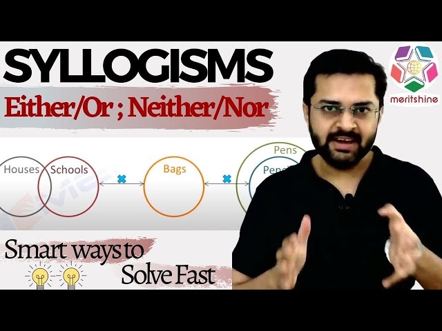 Syllogism - 6 (Learn how to deal with "Either/Or" cases in syllogism problems)