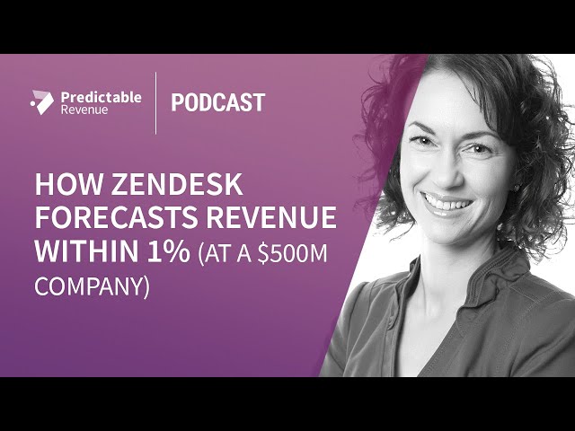 How Zendesk forecasts revenue within 1% (at a $500M company)