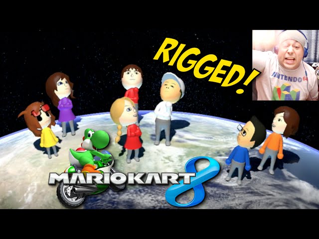 THIS B#TCH IS CHEATING!! [MARIO KART 8] [ONLINE]