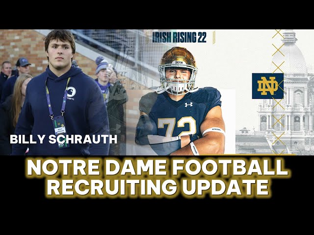 Notre Dame Recruiting News Update - Billy Schrauth #Shorts