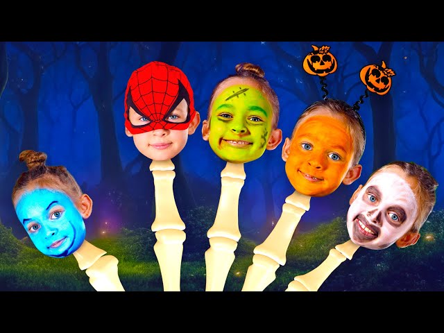 Finger Family Halloween - Kids Show with Maya and Mary