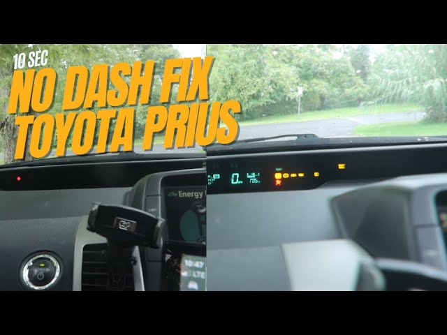 EASY Toyota Prius NO DASH LIGHTS FIX!!! #toyotaprius