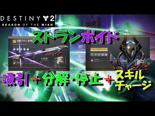 【Destiny2】ストランボイド ウォーロック【血族・ネザレクシン】