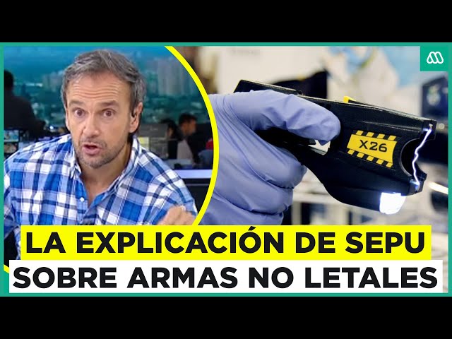 "En Colombia se utiliza hace rato": Sepu explica el uso de las armas no letales