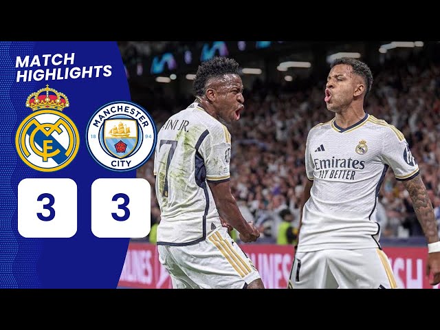 Real Madrid vs Manchester City 3-3 | All Goals & Highlights | Champions League Quarter-Finals
