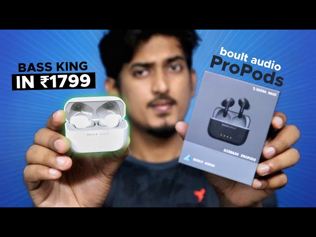 Boult Audio AirBass ProPods⚡ BASS King & Low Latency for Gaming 🔥 Unboxing & Detailed REVIEW !