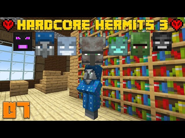 Minecraft Hardcore Hermits 07 The Illusioner! (Season 3)
