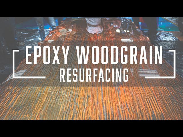 Epoxy Woodgrain Resurface