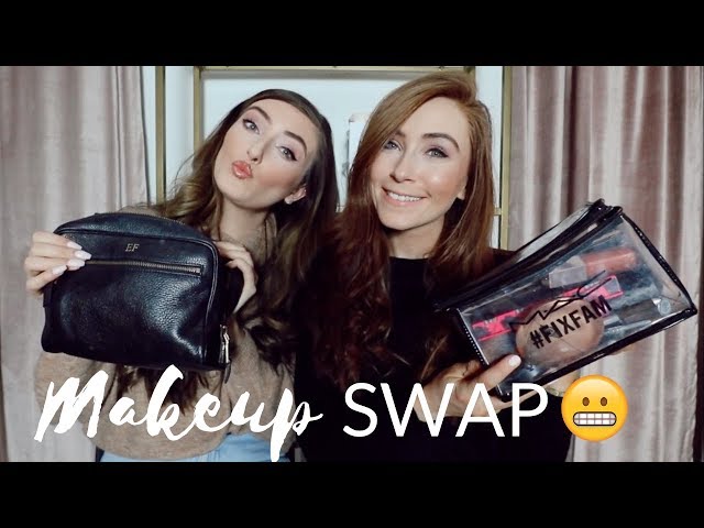SWAPPING MAKEUP BAGS WITH MY SISTER | Retro Flame