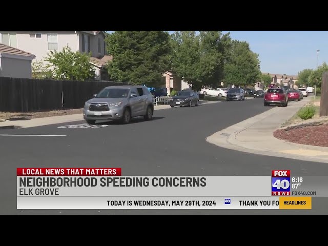 Elk Grove resident seeks additional measures to stop speeders on residential street
