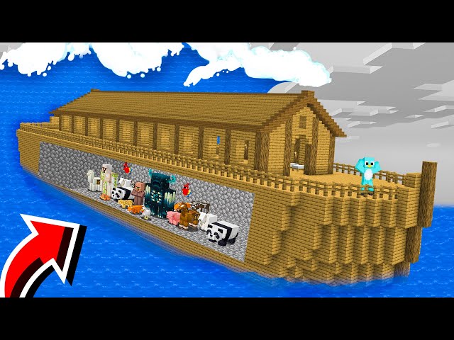 I Built Noah’s Ark For EVERY ANIMAL in Minecraft