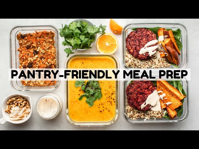 Pantry-Friendly Vegan Meal Prep