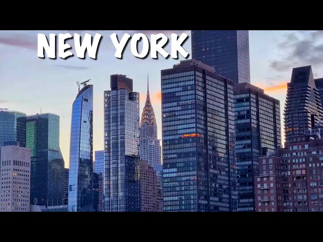 NYC LIVE Midtown Manhattan Grand Central Terminal to Roosevelt Island + Tram Ride (March 26, 2022)