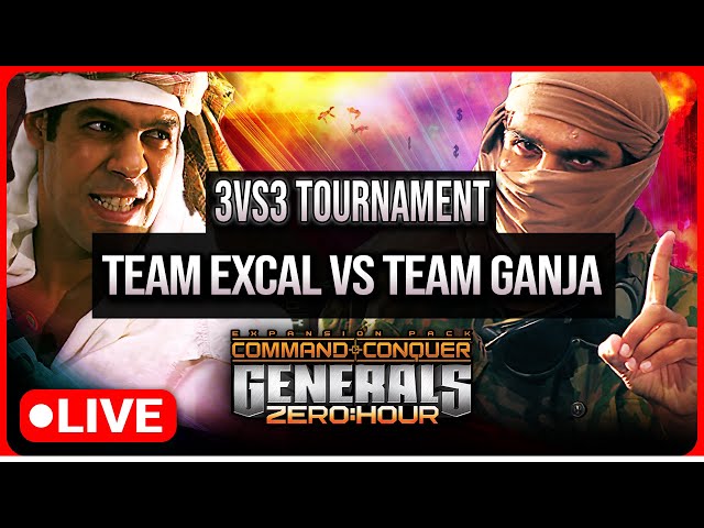 $350 Tournament: Team ExCaL vs Team Ganja in a Best of 9 | C&C Generals Zero Hour