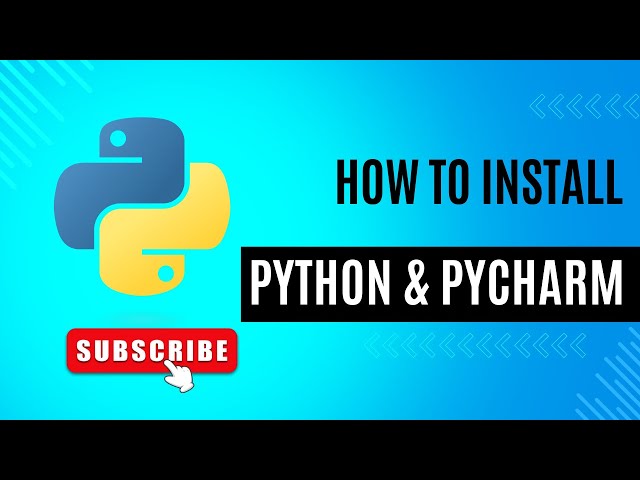 How to install python and pycharm | Python for beginners