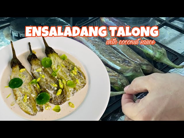 Ensaladang Talong sa Gata | Easy recipe