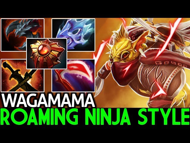 WAGAMAMA [Bounty Hunter] Imba Roaming Ninja Style Late Game Carry 7.22 Dota 2