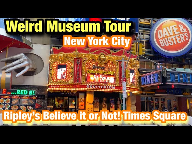 ⁴ᴷ Ripley's Believe It or Not! Times Square Tour | Tourist attraction in New York City 2021