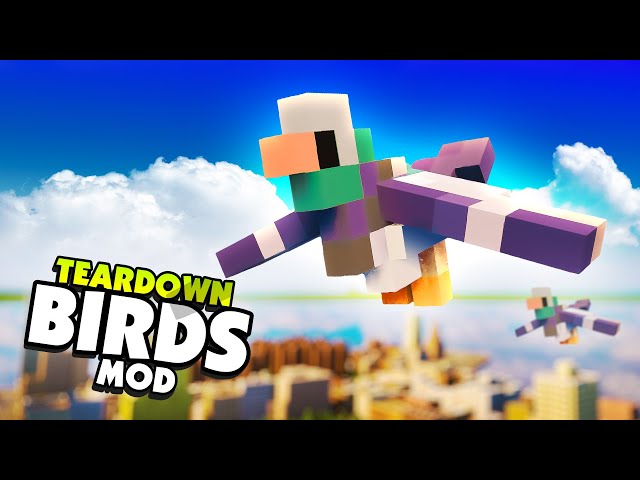 BIRDS Are My BEST FRIENDS In This Awesome New BIRD Mod! - Teardown Mods Gameplay