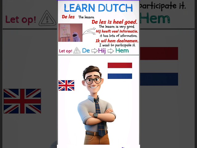 nederlands leren,vlaams leren