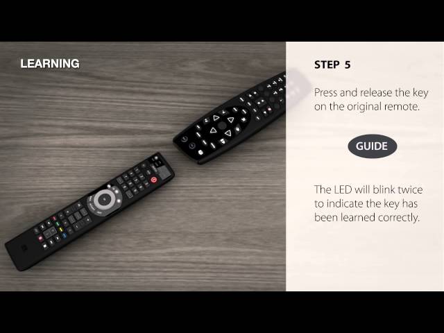UUniversal Remote Control – URC 7980 Smart Control – how to setup by Learning