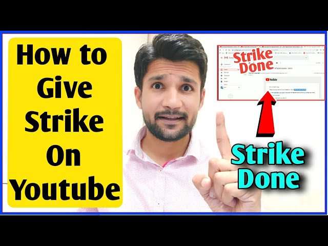 How to Give Copyright Strike | give copyright strike on youtube | copyright