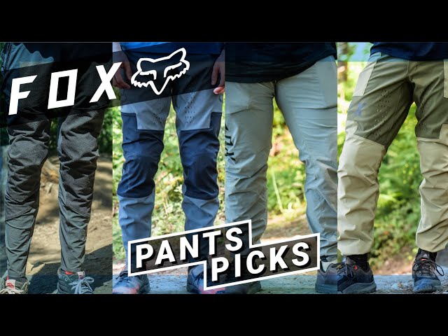 Fox Racing Mountain Bike Pants Compared - Defend, Flexair, and Ranger Series Riding Pants