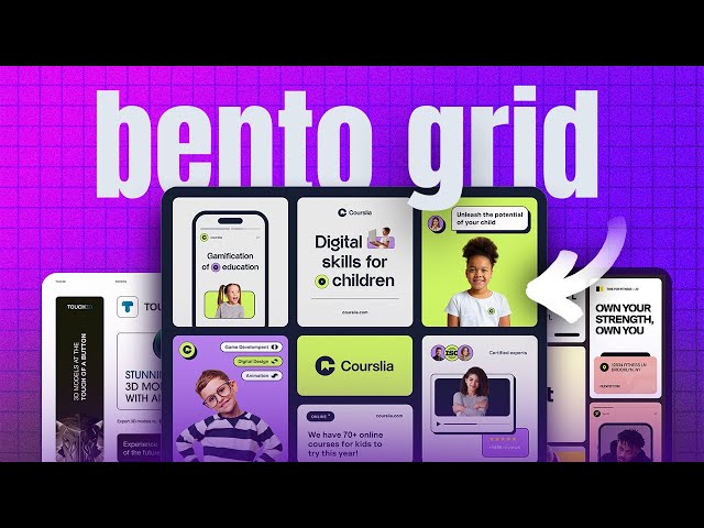 Bento UI in 3 mins - Web Design Trend Worth Learning!